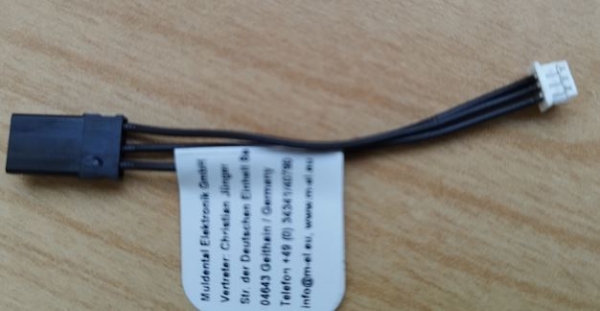 46404 Patchkabel MolexPico-> JR-0,14² black (FBL)